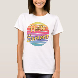 Camiseta Olá Verão