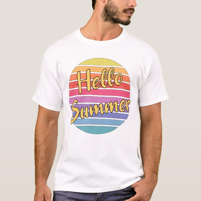 Camiseta Olá Verão (Frente)