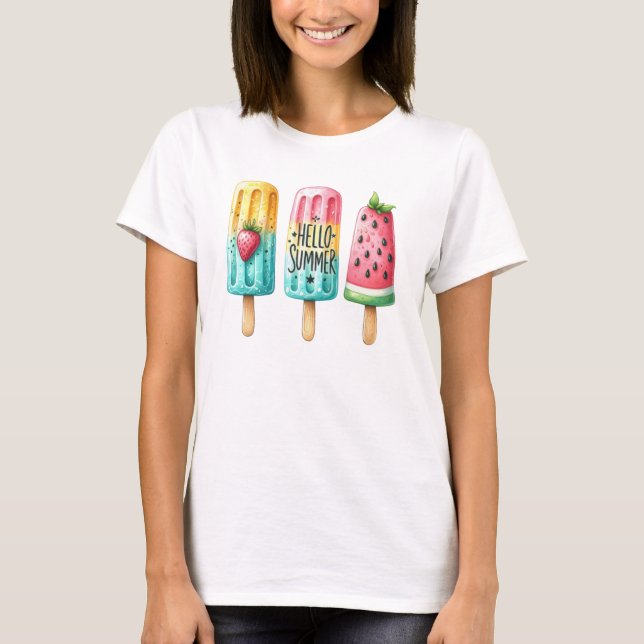 Camiseta Olá verão (Frente)