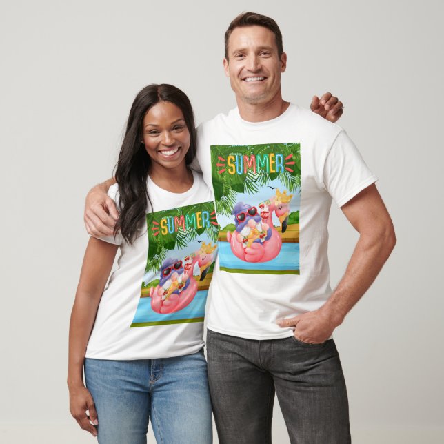 Camiseta Olá verão (Unissex)