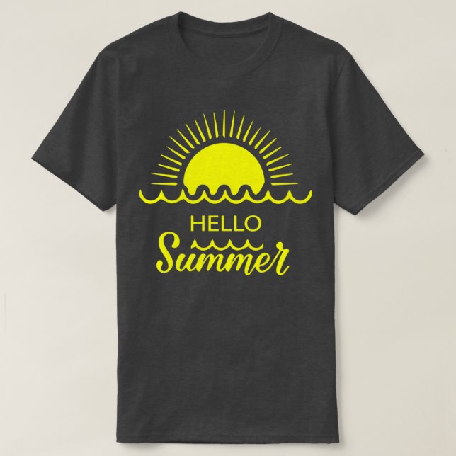 Camiseta Olá verão 2 (Frente do Design)