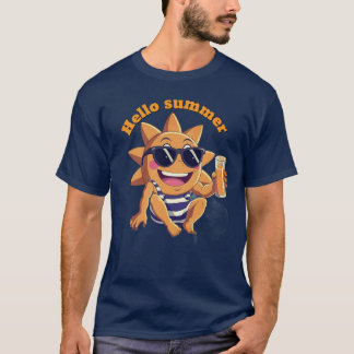 Camiseta Olá verão body de bebê