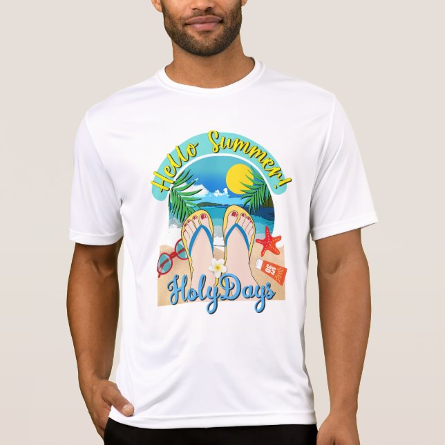 Camiseta Olá Verão - Feriados (Frente)