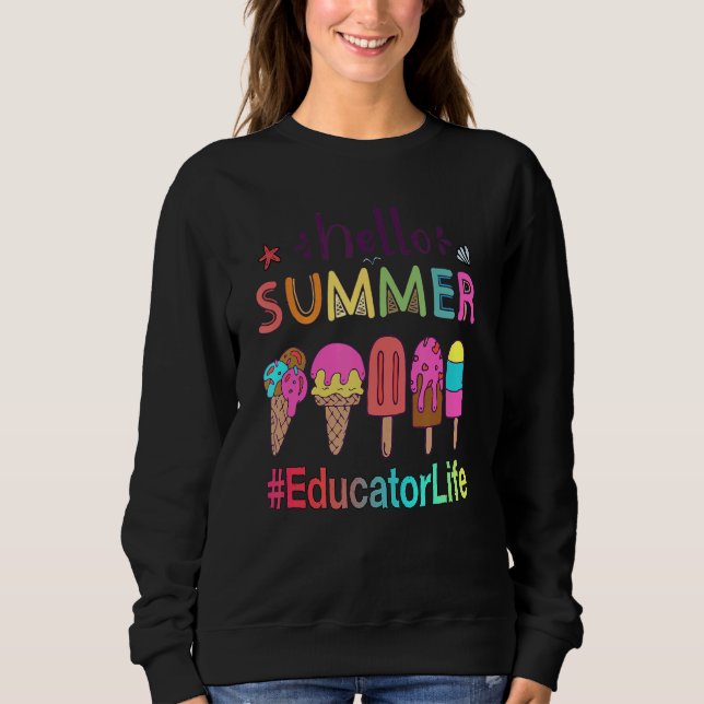 Camiseta Olá, vida educadora do Sorvete Summer (Frente)