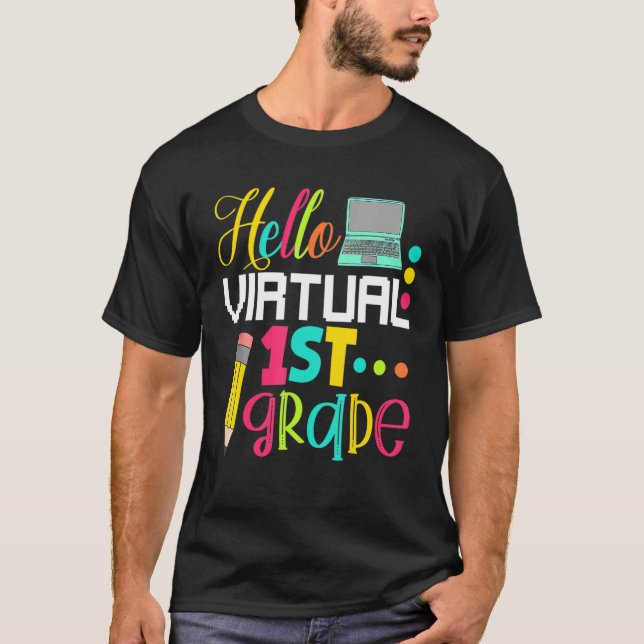 Camiseta Olá Virtual 1rua De Volta À Escola 2022 (Frente)