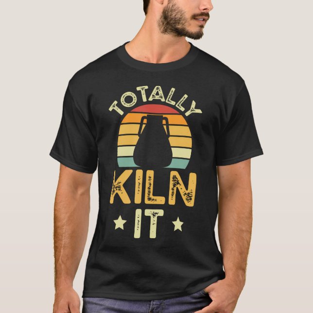 Camiseta Olaria Divertida Totalmente Forno Ela Cerâmica (Frente)