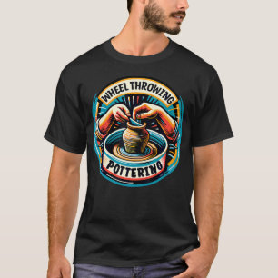 Camiseta Olaria Engraçada Artista de Panelas Hobby Roda de
