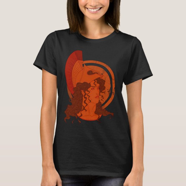 Camiseta Olaria Grega Atena (Frente)