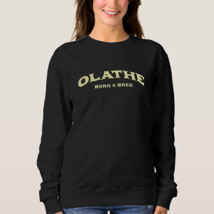 Camiseta Olathe Nascer E Bred Kansas American Ks Usa Reside