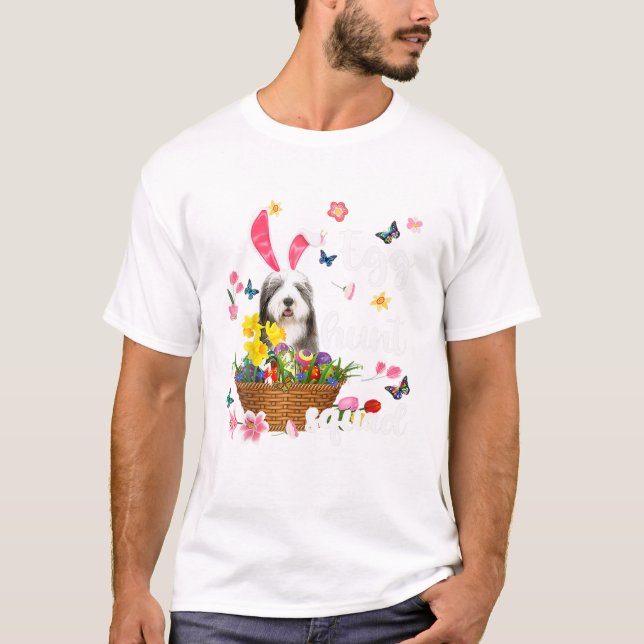 Camiseta Old English Sheepdog Happy Easter (Frente)