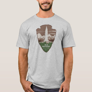 Camiseta Old Faithful Parque Nacional de Yellowstone Arrowh