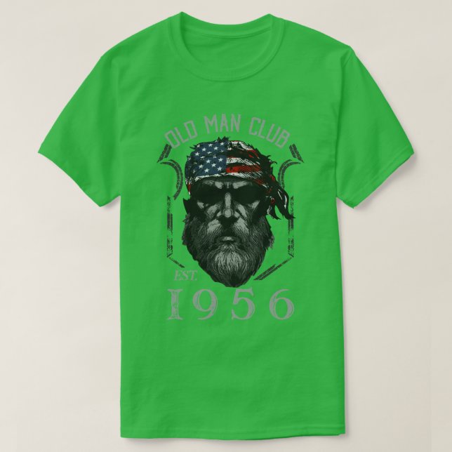 Camiseta Old Man Club EST 1956 (Frente do Design)