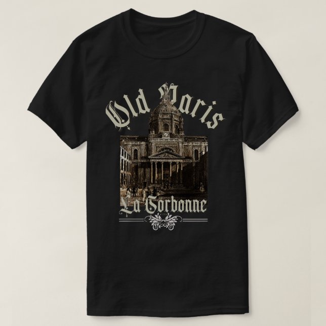 Camiseta Old Paris La Sorbonne (Frente do Design)