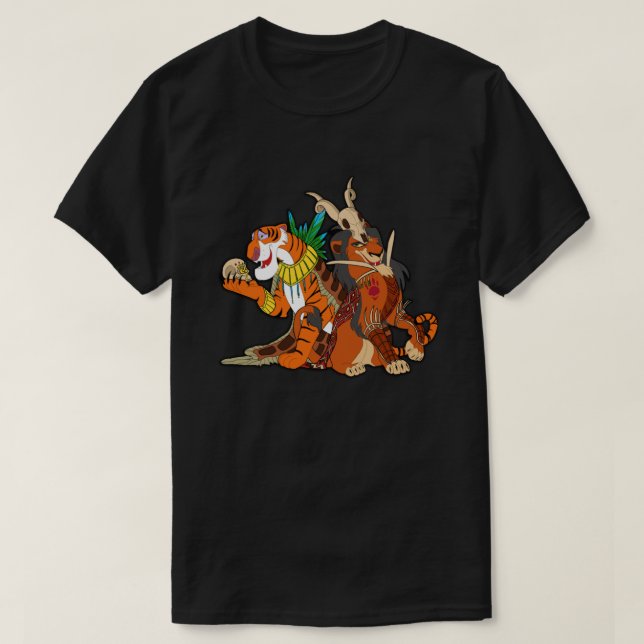 Camiseta Old Queens of the Past - Scar and Shere Khan .png (Frente do Design)