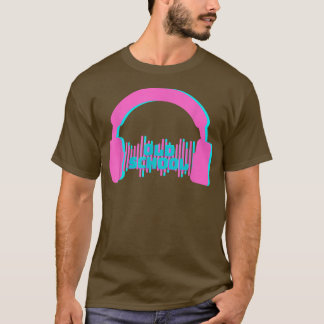 Camiseta Old School Headphones EDM Music Festival Rave Dubs