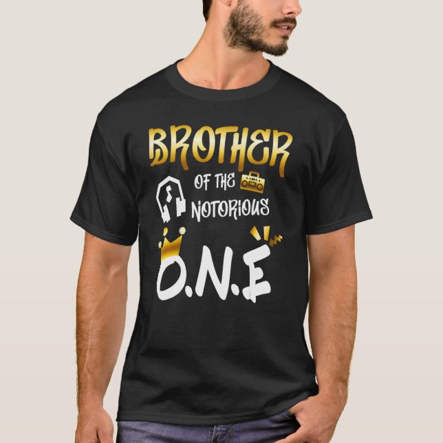 Camiseta Old School  Hip Hop Brother Of The Notorious One (Frente)