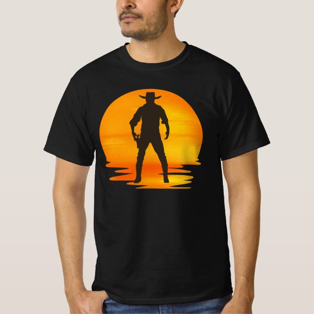 Camiseta Old West Gunslinger (Frente)