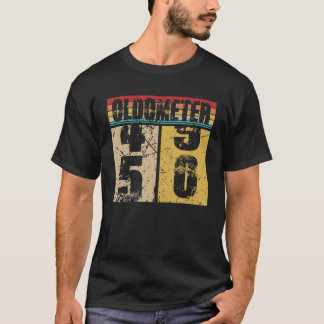 Camiseta Oldometer 49-50 Funny 50Th Turning 50 Birthday Gif