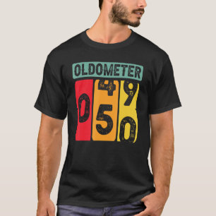 Camiseta Oldometer 50º Aniversário Para Homens E Mulheres