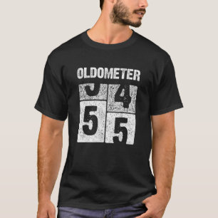 Camiseta Oldometer 55 Anos 55º Nascer De Presente De Anive
