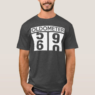 Camiseta Oldometer 59 60 60th Birthday Funny Men Dad Father