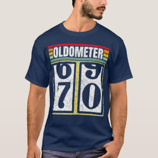Camiseta Oldometer 6970 Years Old Automotive Enthusiasts B