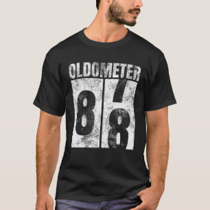 Camiseta Oldometer - 87-88 anos Mulher do Homem Velha Gráf