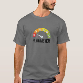 Camiseta Oldometer Engraçado para o Gráfico de Presente de 