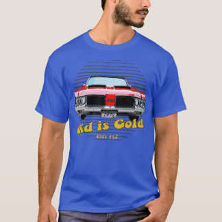 Camiseta Olds 442 Músculo Americano Velho é Ouro