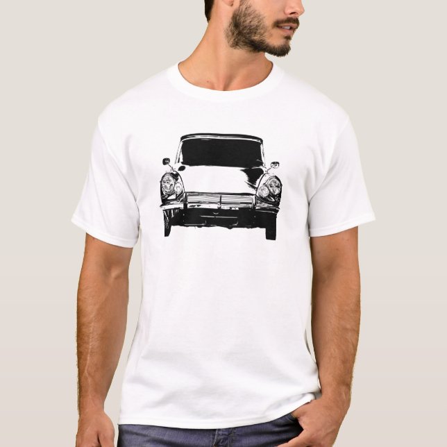 Camiseta Oldtimer Citroen DS 19 Retro Fotografie (Frente)