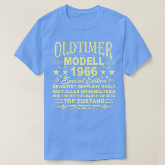 CAMISETA OLDTIMER MODELL BAUJAHR 1966 (Frente do Design)
