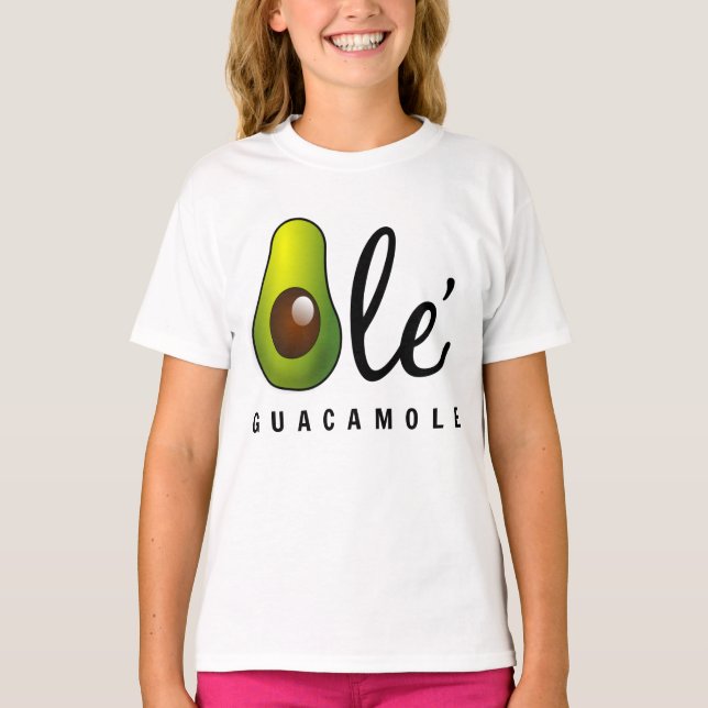 Camiseta Ole Guacamole Avocado Humor (Frente)