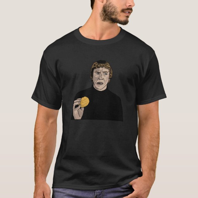 Camiseta Ole Munch comendo um biscoito Fargo Season (Frente)