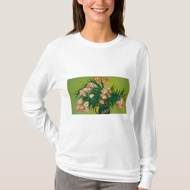 Camiseta Oleanders por Vincent van Gogh (Frente)