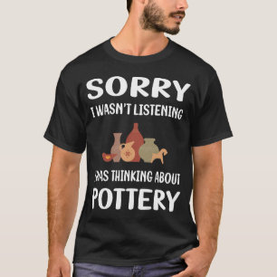 Camiseta Oleiro de Cerâmica que Não Ouve