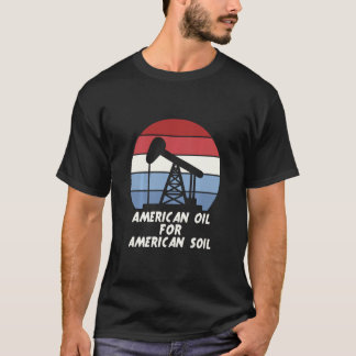 Camiseta Óleo Americano Para Solo Americano