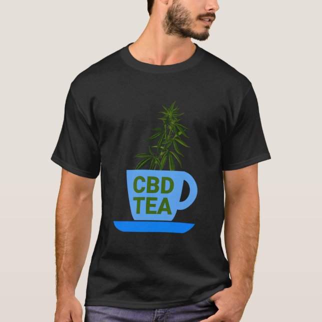 Camiseta Óleo De Chá Cbd Chá Bebedor De Cbd (Frente)