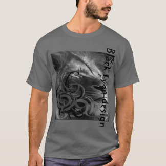 Camiseta Óleo de leão Black Lyon design gr3