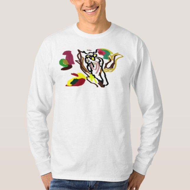 Camiseta Óleo de outono de coruja (Frente)