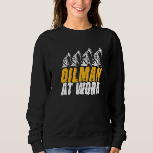Camiseta Óleo de perfuração de óleo de perfurador de óleo