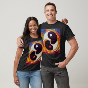 Camiseta Óleo de Yin e Yang