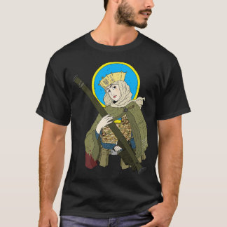 Camiseta Olga do santo ukrainiano de Kiev com um dedo