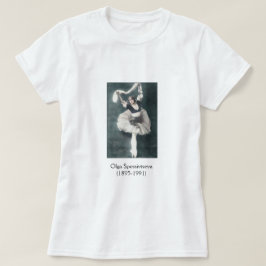 Camiseta Olga Spessivtseva Bailarina Russa