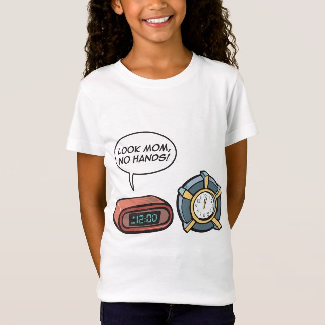 Camiseta Olha Mãe, Sem Mãos! (Frente)