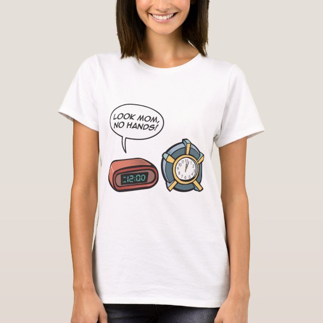 Camiseta Olha Mãe, Sem Mãos! (Frente)