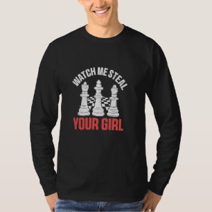 Camiseta Olha-Me Roubar-Te Um Xadrez Engraçado.