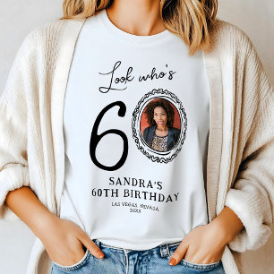 Camiseta Olha quem é 60 Foto 60 - Aniversário