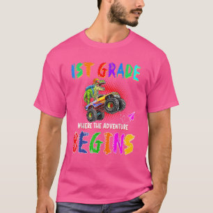 Camiseta Olha, vou esmagar o dinossauro de primeira classe