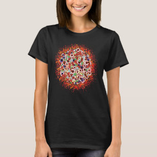 Camiseta Olhais assustadores do Halloween Engraçados Assus