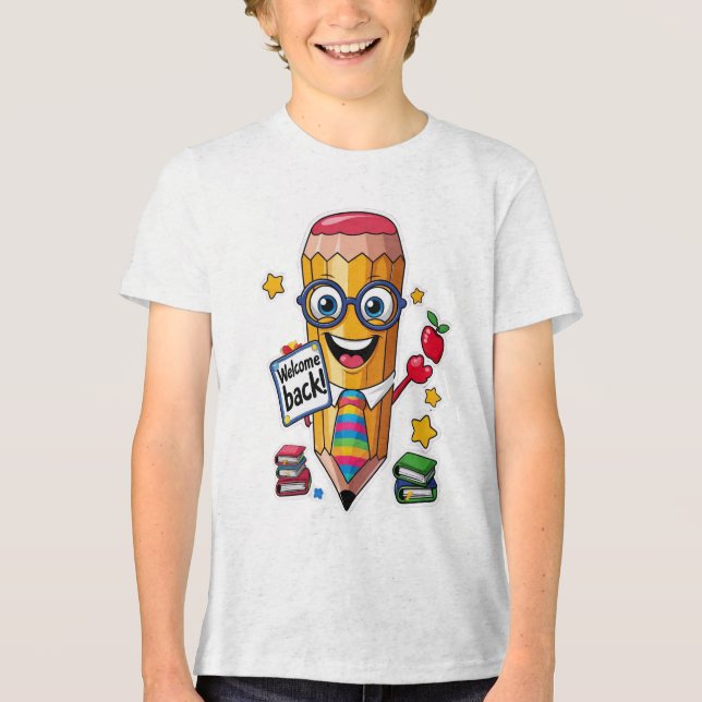 Camiseta Olhando com atenção – Bem-vindo de volta! (Frente)